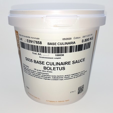 Sauce aux Bolets 8.8 L (800gr) | Concept Epices