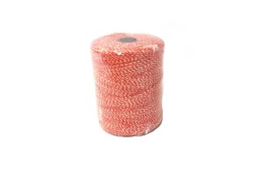 Ficelle poli chiné blanc/rouge 3.5/2, 1Kg (1600 m)