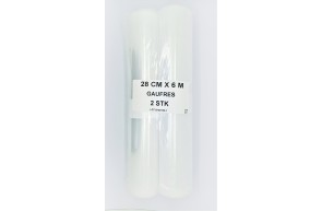 2 Rouleaux Sac sous vide gaufrés 28 cm x 6 m | Concept Epices