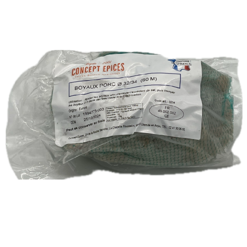 Boyaux de porc Ø 32/34 (60 mètres) | Concept Epices