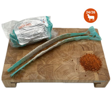 Boyaux de mouton Ø 24/26 gaine (90 mètres) | Concept Epices