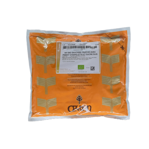 Epices Saucisse avec Piment d'Espelette BIO (2 Kg) | Concept Epices