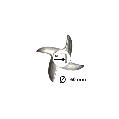 Couteau inox pour Hachoir N°8 | Concept Epices