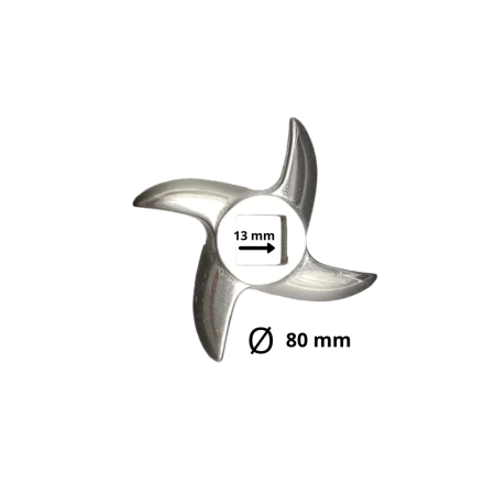 Couteau inox pour Hachoir N°22 COLA | Concept Epices