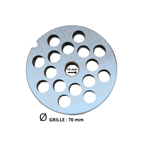 Grille de 10 mm pour Hachoir N°12 | Concept Epices