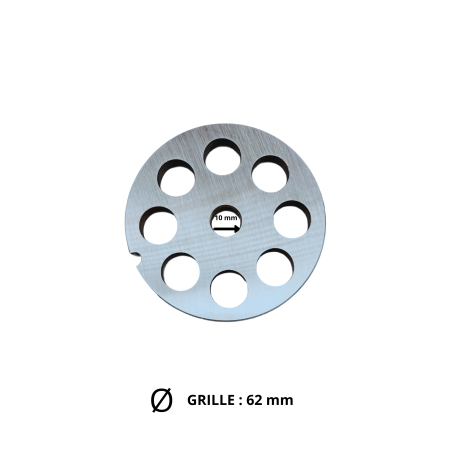 Grille de 10 mm pour Hachoir N°8 | Concept Epices